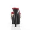 Pleaser - DELIGHT6016 Mules à talons - Chaussures de pole dance - Rouge/Marron Product image